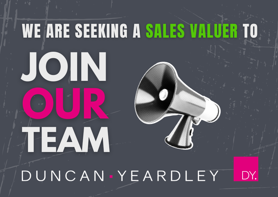 We are hiring a Sales Valuer