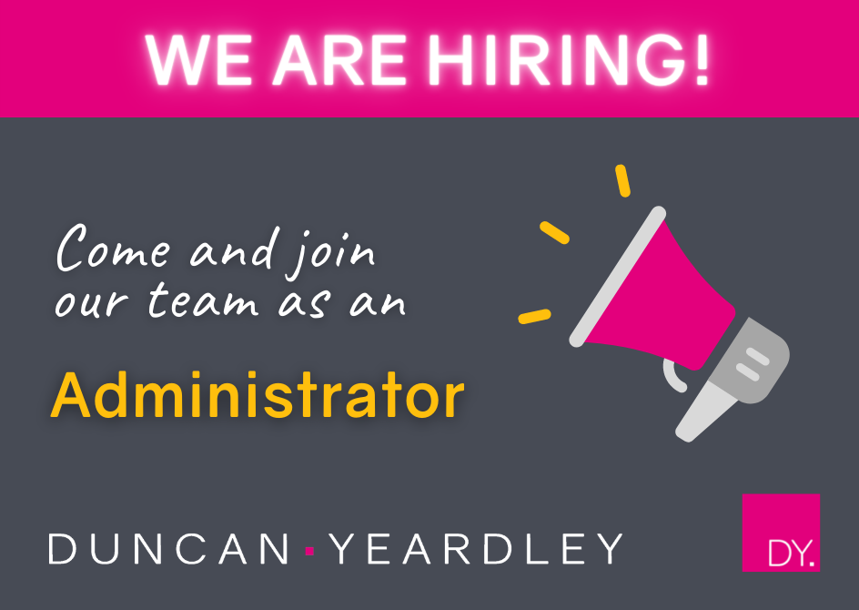 We are hiring an Administrator